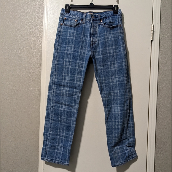 Plaid wedgie straight fit capris size 27 - Picture 7 of 7